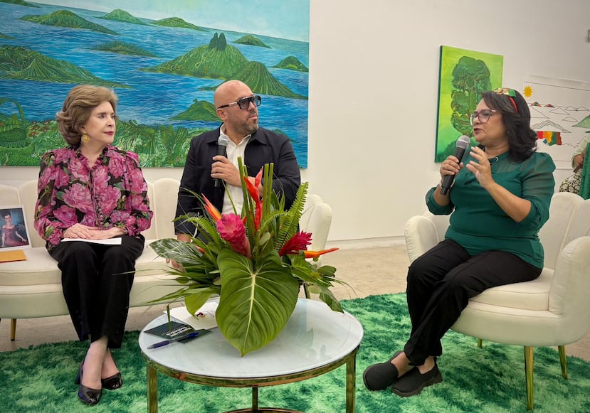 El conversatorio “El arte como raíz de transformación” fue dirigido por la exgobernadora Sila María Calderón, Walter Otero y Elga Garabito Díaz.