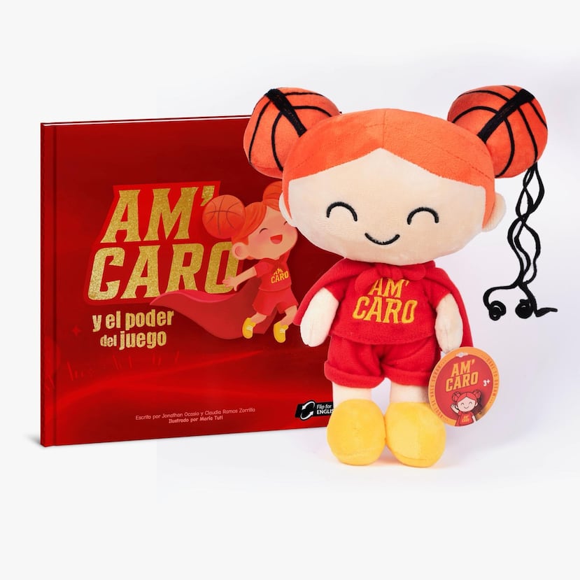 Como parte del libro "Am' Caro", también se vende una muñeca del personaje Caro.