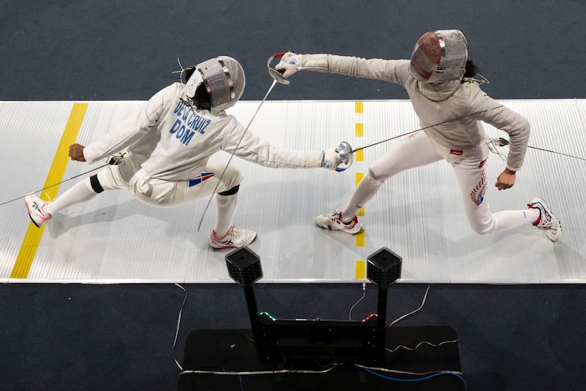 Gabriela Hwang, a la derecha, llegó invicta a la final.