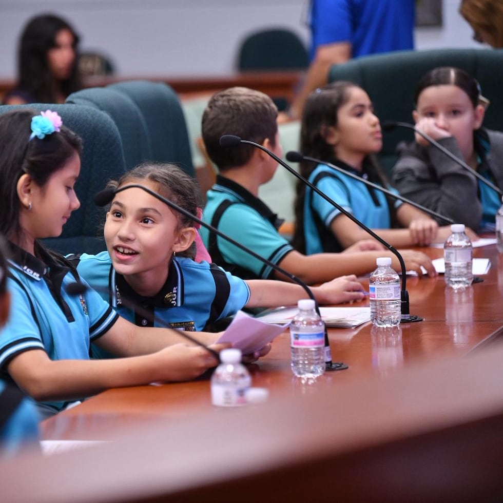 Los deponentes son alumnos de la escuela José González Ruiz, de Aguada.