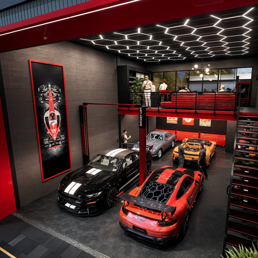 Se trata de estructuras de doble altura que permitirán a los amantes del automovilismo guardar sus vehículos y disfrutar de los eventos en el autódromo.