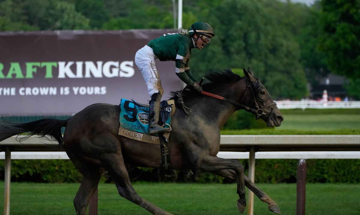 ¡Lo hizo otra vez! José Luis Ortiz y Golden Tempo ganan el Belmont Stakes