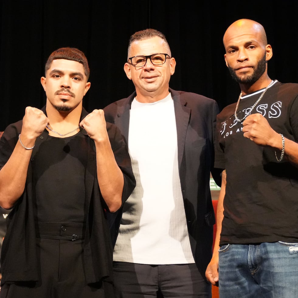 Christian Barreto (izquierda) se medirá a Alberto Mercado (derecha) en la pelea estelar de la serie iTF… Es la Pelea.