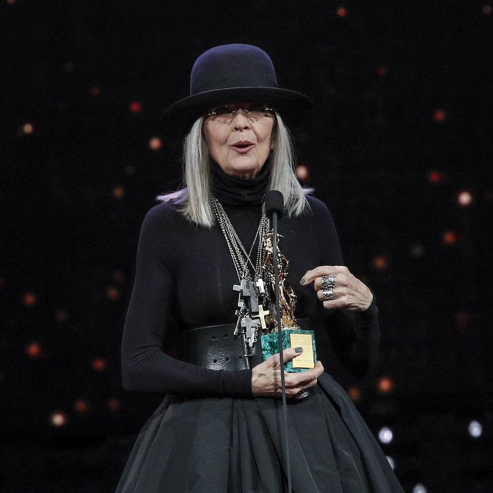 La actriz Diane Keaton.