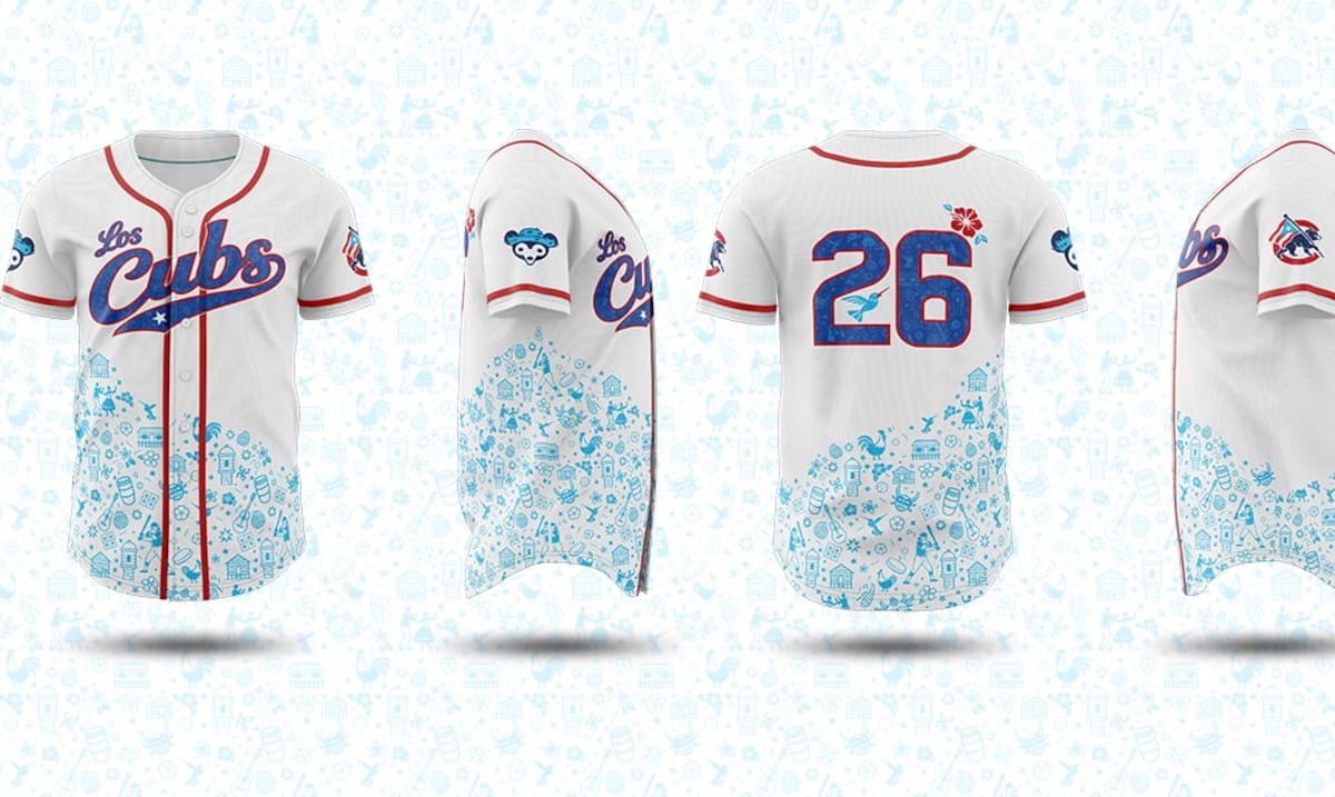 Diseñador puertorriqueño de Caguas crea jersey especial para el Día del Patrimonio Puertorriqueño de los Cubs