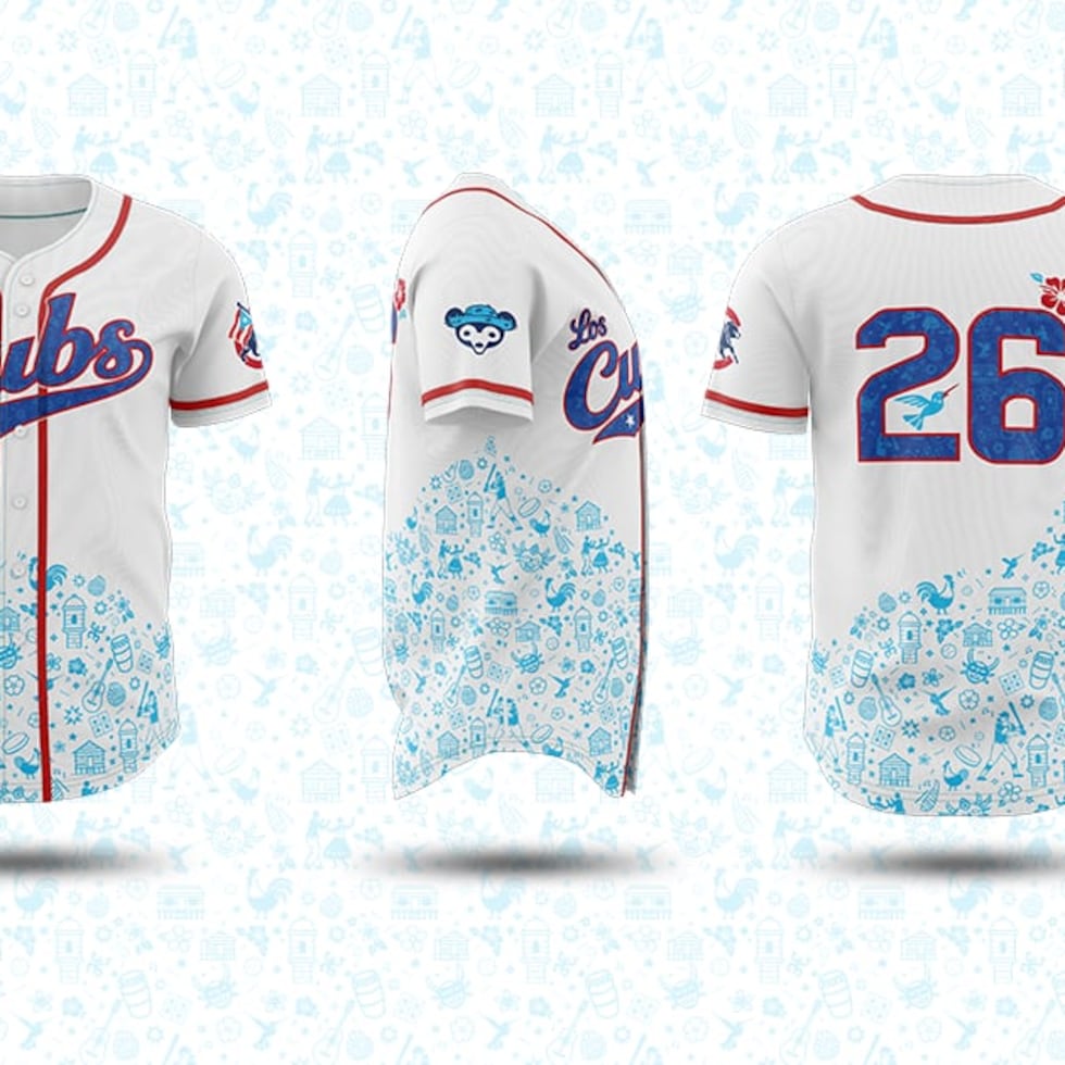 Design by Jonathan Ortiz for Puerto Rican Heritage Day at Wrigley Field, home of the Chicago Cubs.