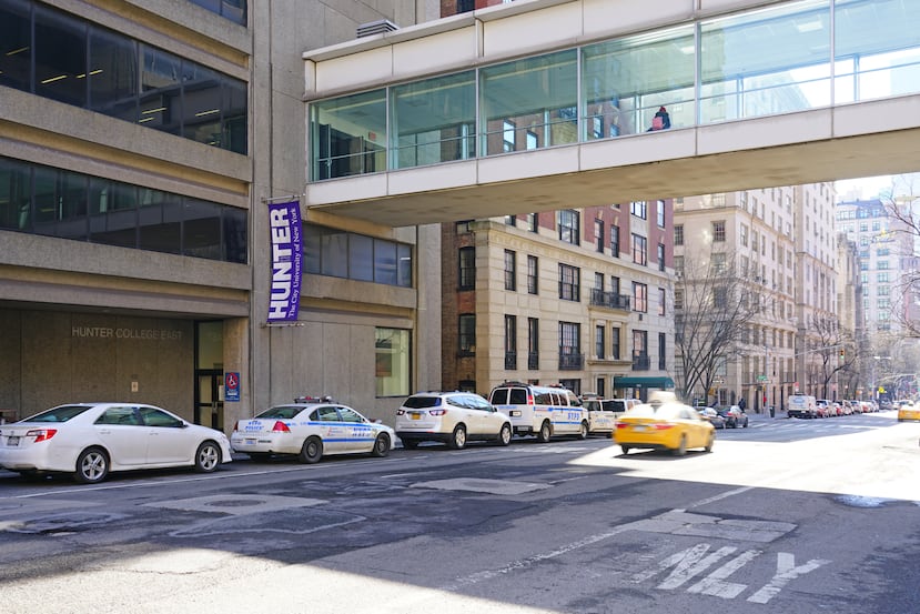 El exterior de Hunter College, en Nueva York.