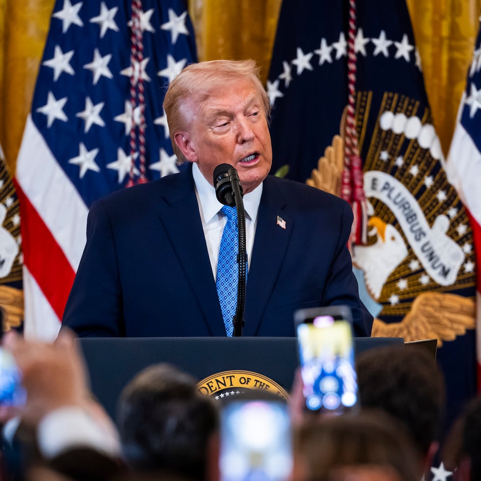 Fotografía de archivo del presidente de EE.UU., Donald Trump.