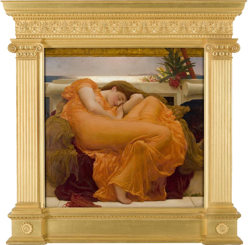 La pieza "Flaming June", del artista Sir Frederic Leighton, es considerada como una de las obras maestras del arte victoriano.