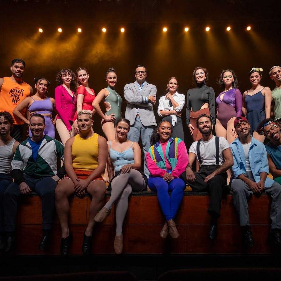 Elenco del musical "A Chrous Line".