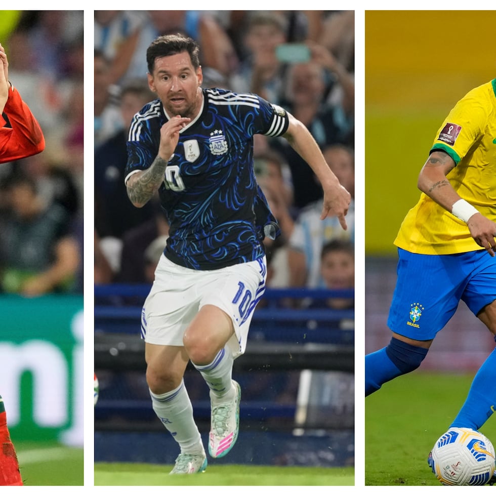 Cristiano Ronaldo, Lionel Messi y Neymar tendrán su "last dance" en un Mundial.