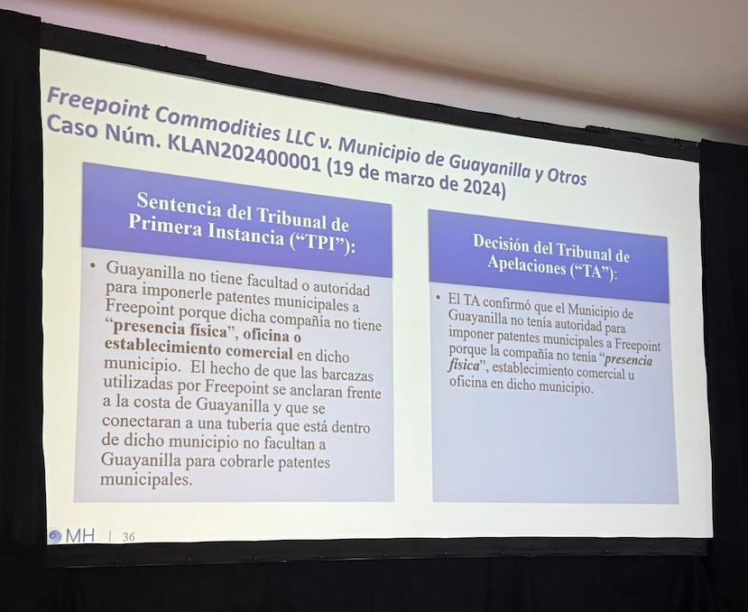 El caso “Freepoint Commodities LLC versus Municipio de Guayanilla (2024)” presentado por el CPA Hans Mercado González.