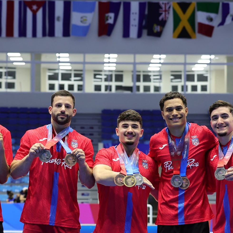 La gimnasia artística de Santo Domingo 2026 con seis medallas: dos de oro, una de plata y tres de bronce.