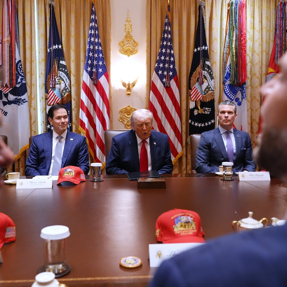 Donald Trump reunió este miércoles a su gabienete presidencial.