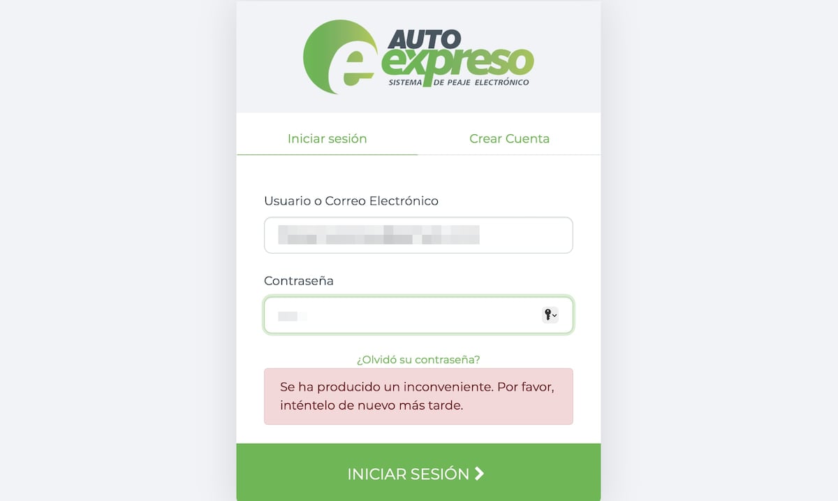 AutoExpreso reanuda multas y usuarios reportan problemas para acceder a la plataforma digital