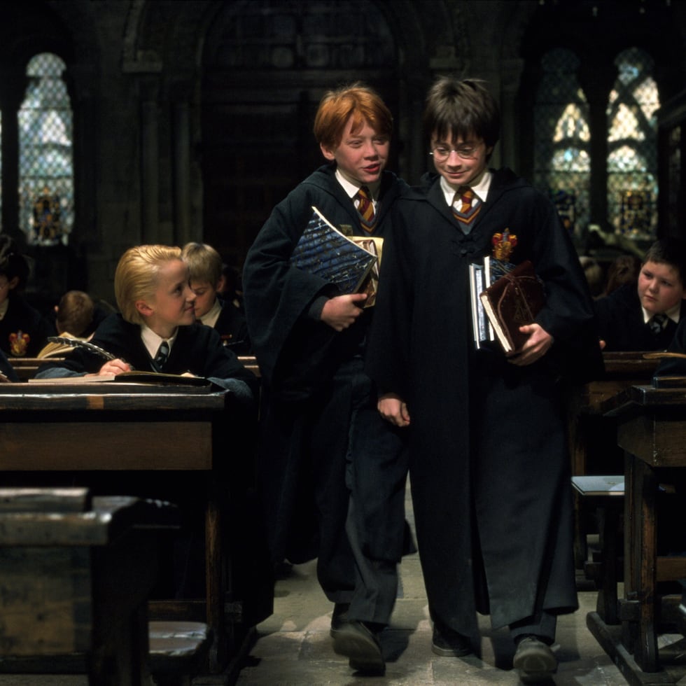 Imagen de la película "Harry Potter and the Sorcerer's Stone".