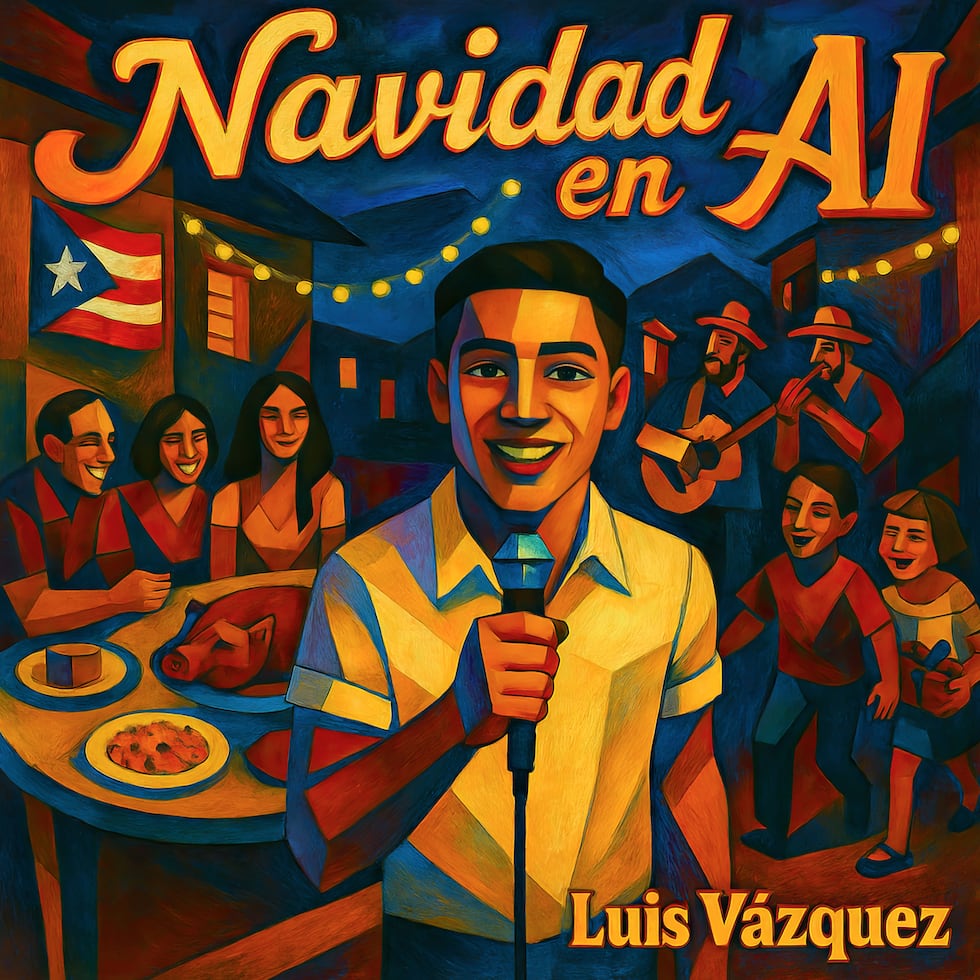 Portada del EP del salsero Luis Vázquez.