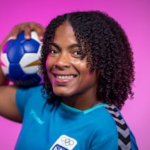 Nathalys Ceballos es una de las veteranas de las Fieras del balonmano.
