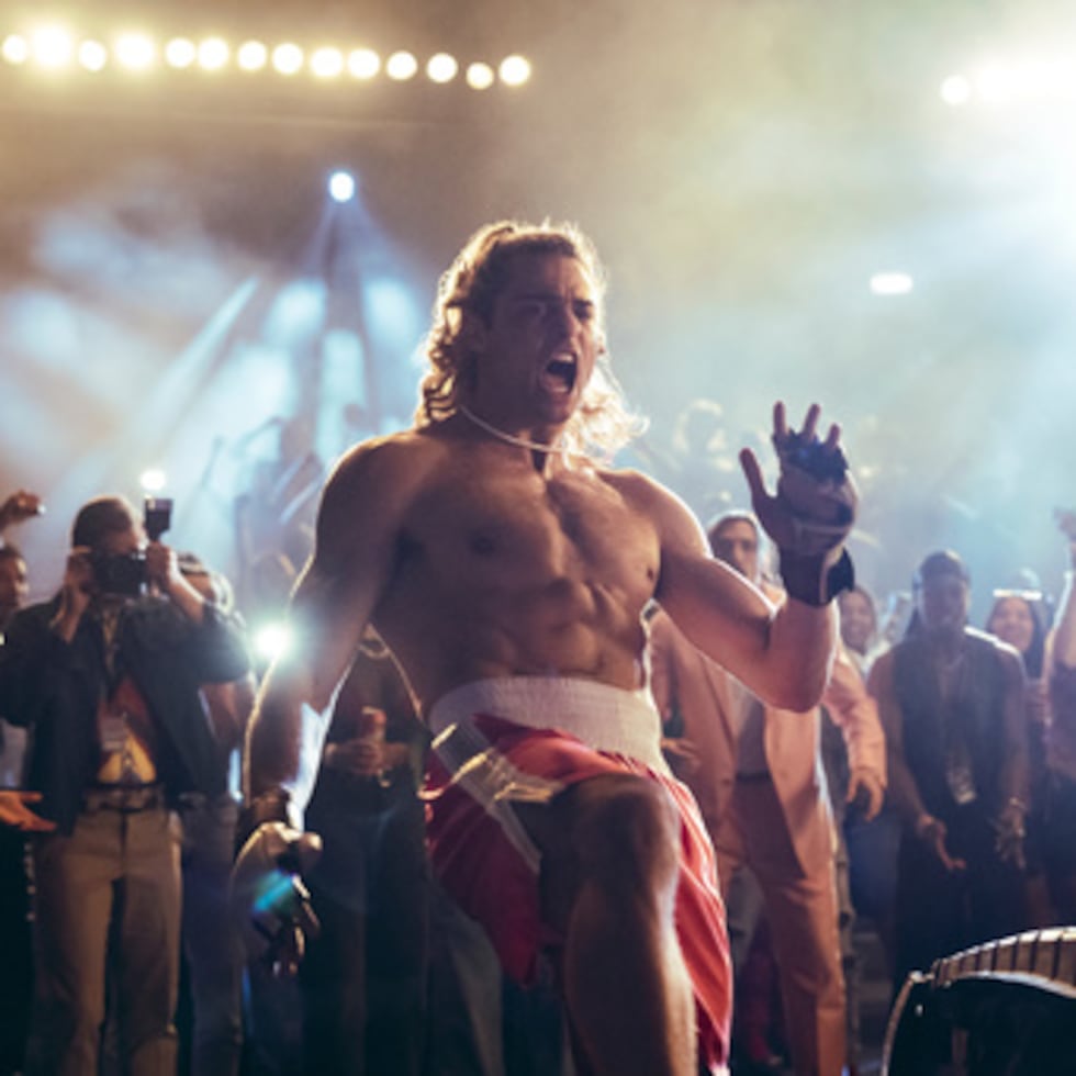 Esta imagen, difundida por Paramount Pictures, muestra a Noah Centineo en una escena de «Street Fighter». (Paramount Pictures y Legendary Pictures a través de AP)