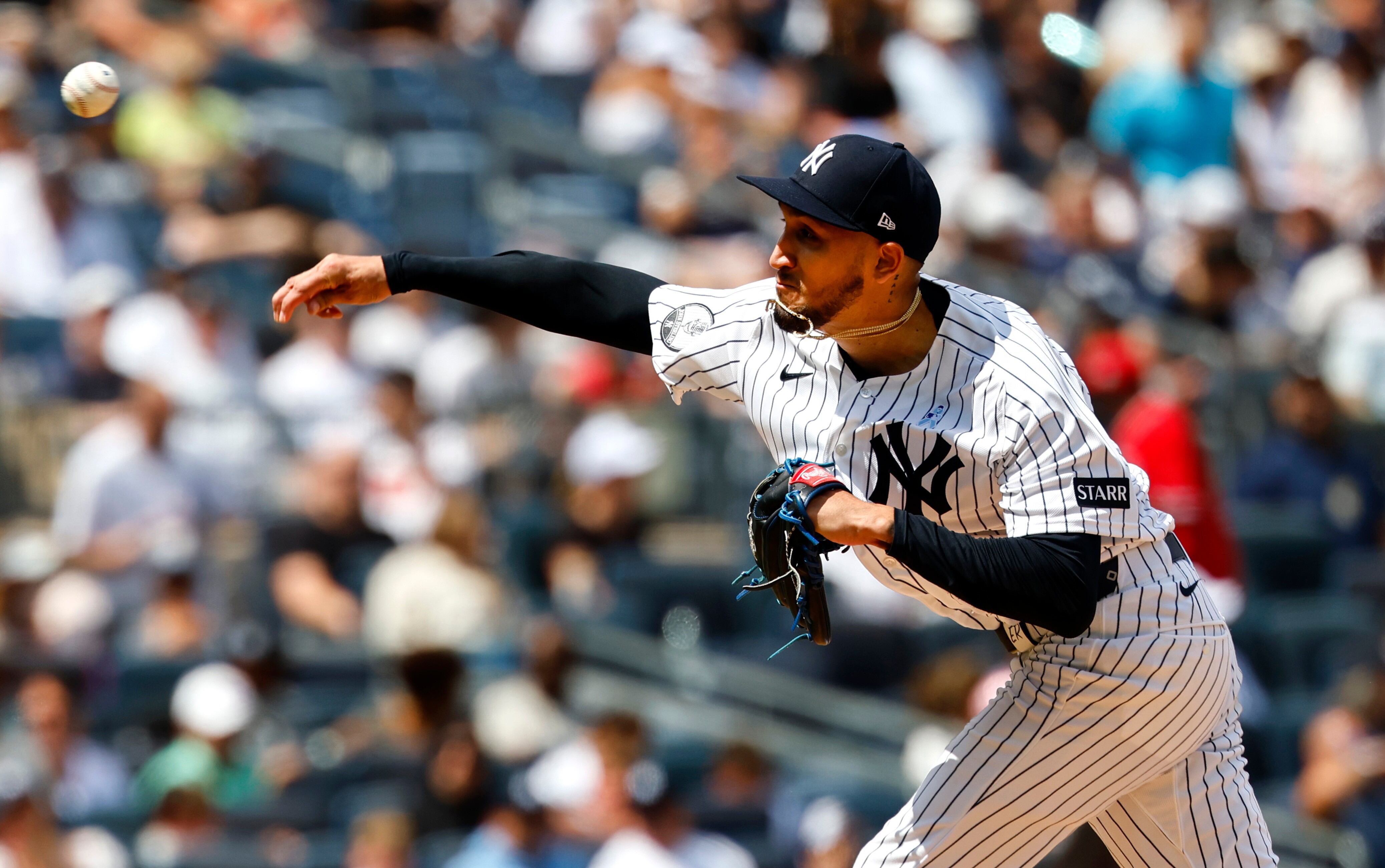 Imagen de la cobertura de: Elmer Rodríguez vuelve a abrir por los Yankees y sigue sin decisión ante los Astros
