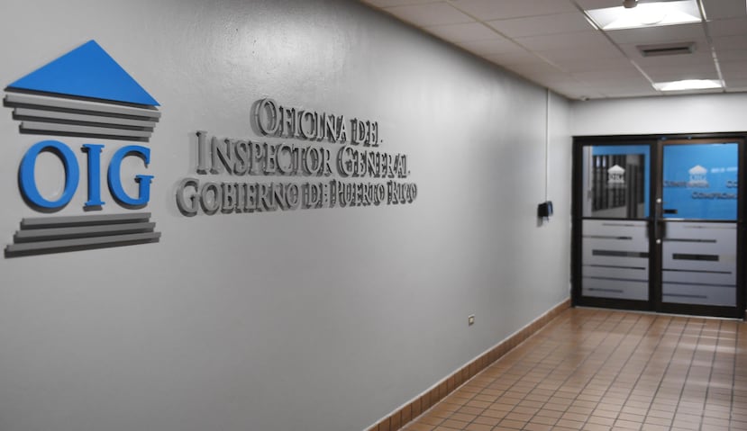 La Oficina del Inspector General utiliza el espacio de oficina que le alquila otra entidad gubernamental.