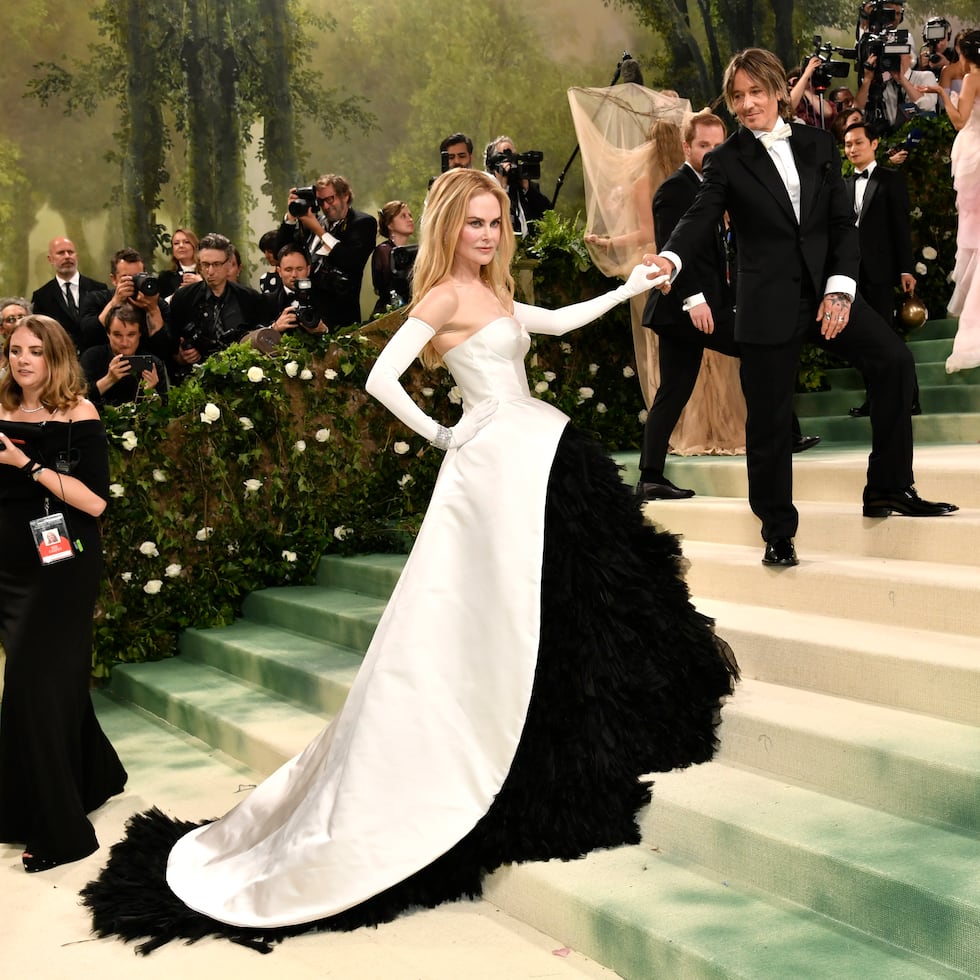 Nicole Kidman y Keith Urban en la Met Gala del 2024.