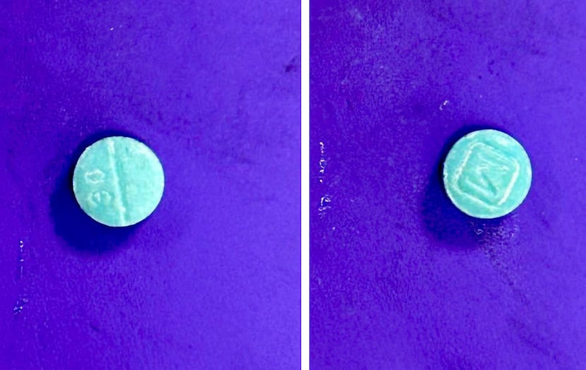 Pastillas alteradas con fentanilo ocupadas por la DEA en Bayamón.
