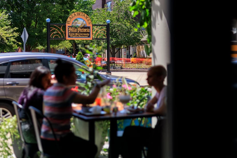 Vista del restaurante Vejigantes en la comunidad Villa Victoria.
