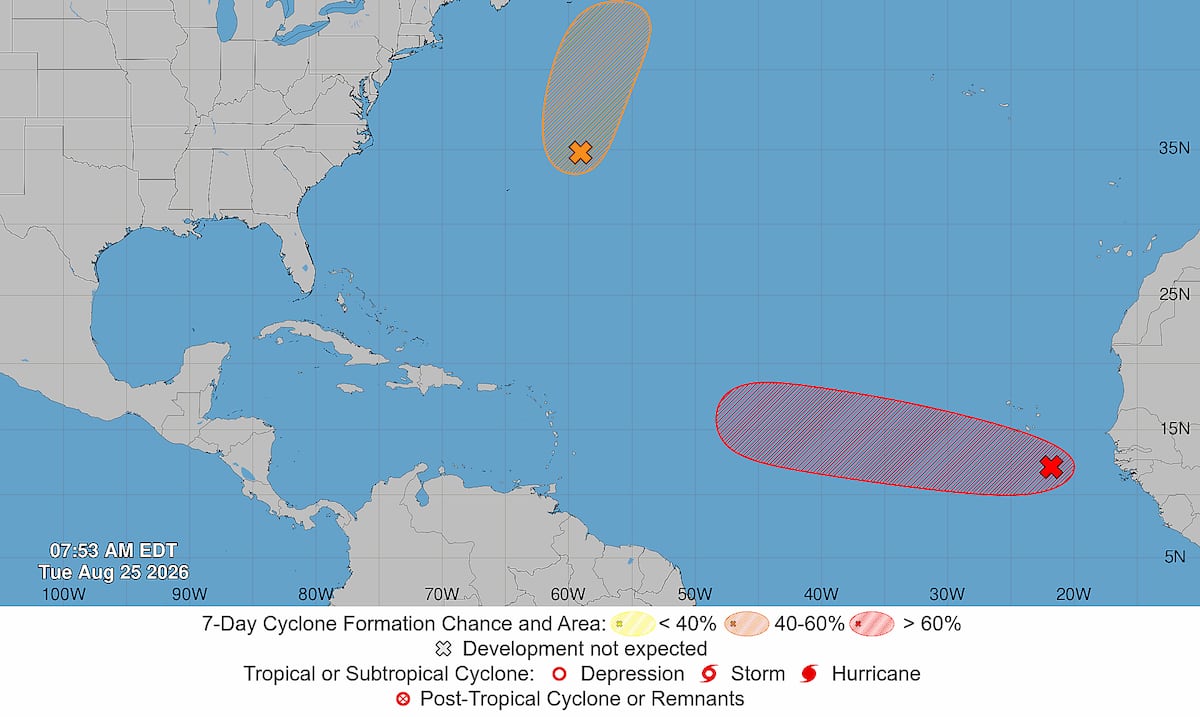 CNH eleva a 70% la probabilidad de que Invest 96L se convierta en depresión tropical