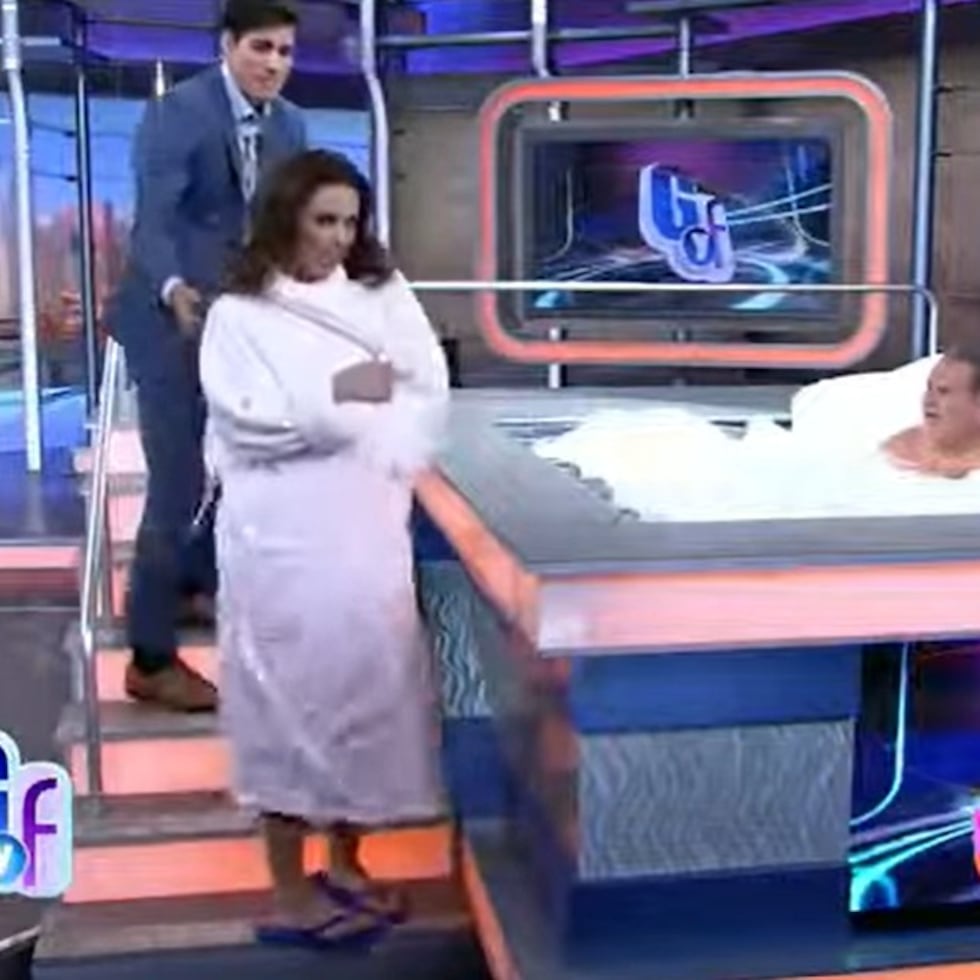 El segmento del "jacuzzi" en El Gordo y La Flaca,