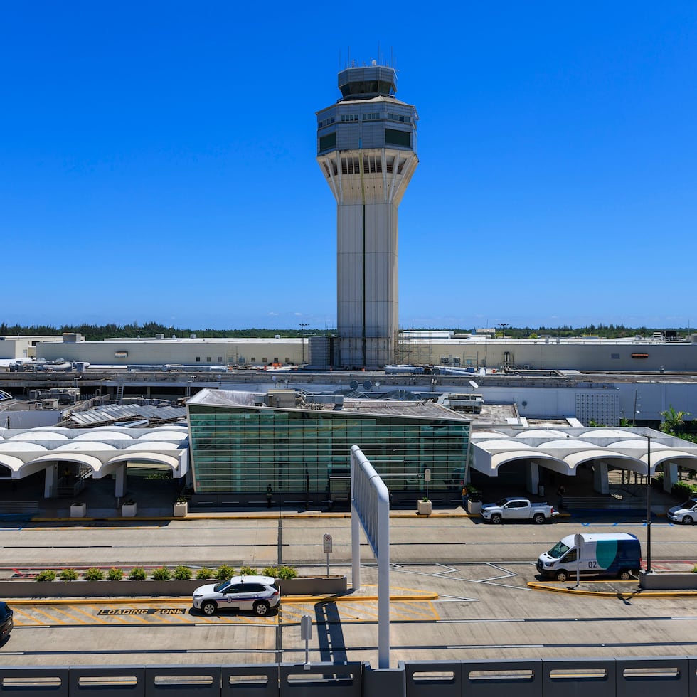 El aeropuerto internacional Luis Muñoz Marín en Carolina.