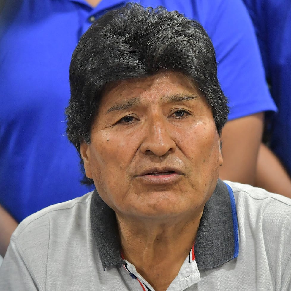 En la foto, Evo Morales, expresidente de Bolivia.