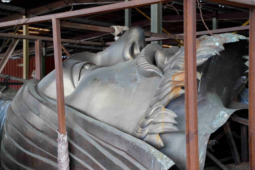¿Lo reconoces? Esta es la estatua de El Cristo de la Montaña de Gurabo.