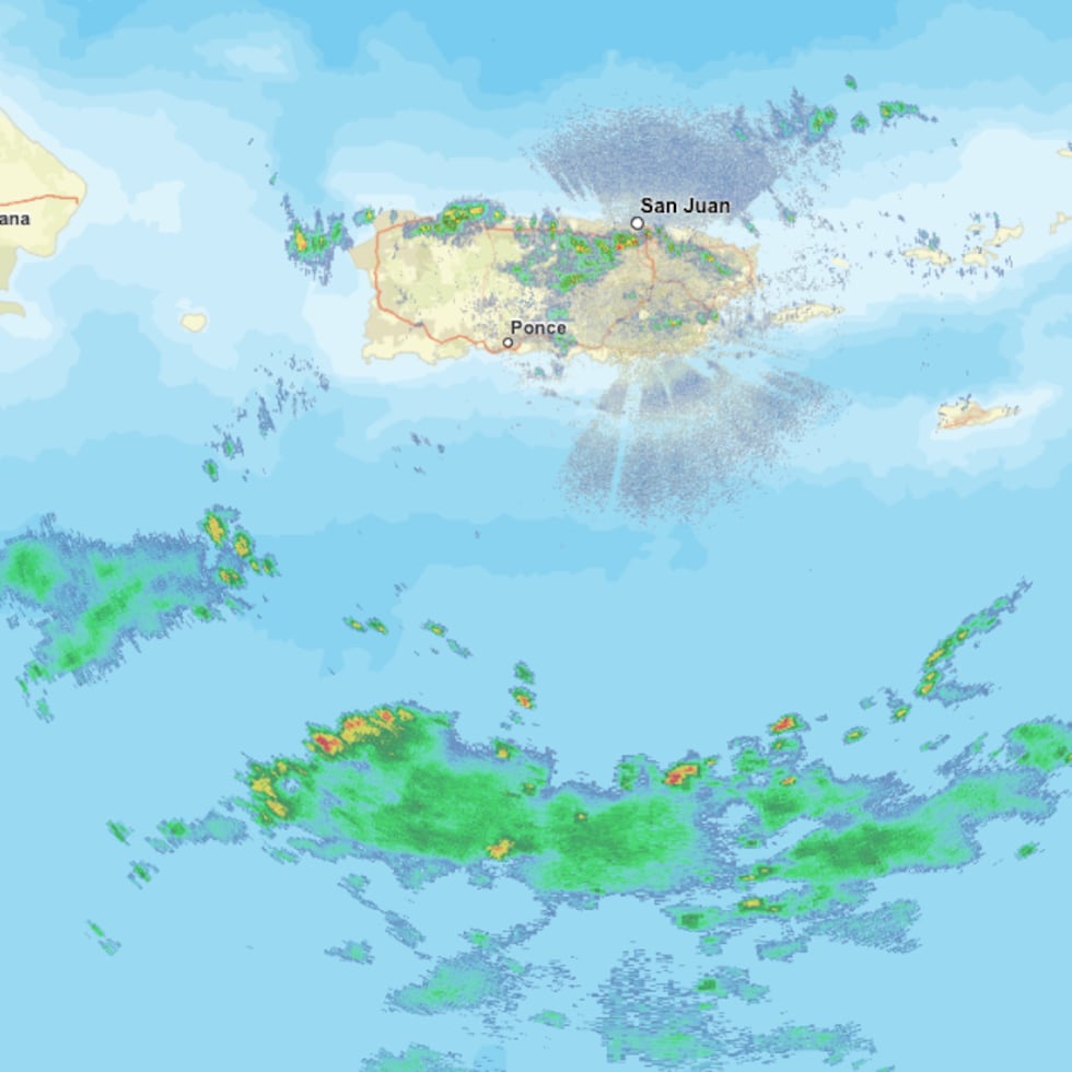 Algunas bandas de lluvias pasajeras en la mañana del domingo están asociadas a una onda tropical que pasaba al sur de Puerto Rico.