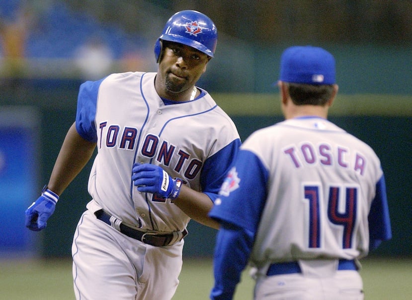 Puerto Rico's Carlos Delgado hit four home runs in a single game in 2003 in a Blue Jays uniform (AP).