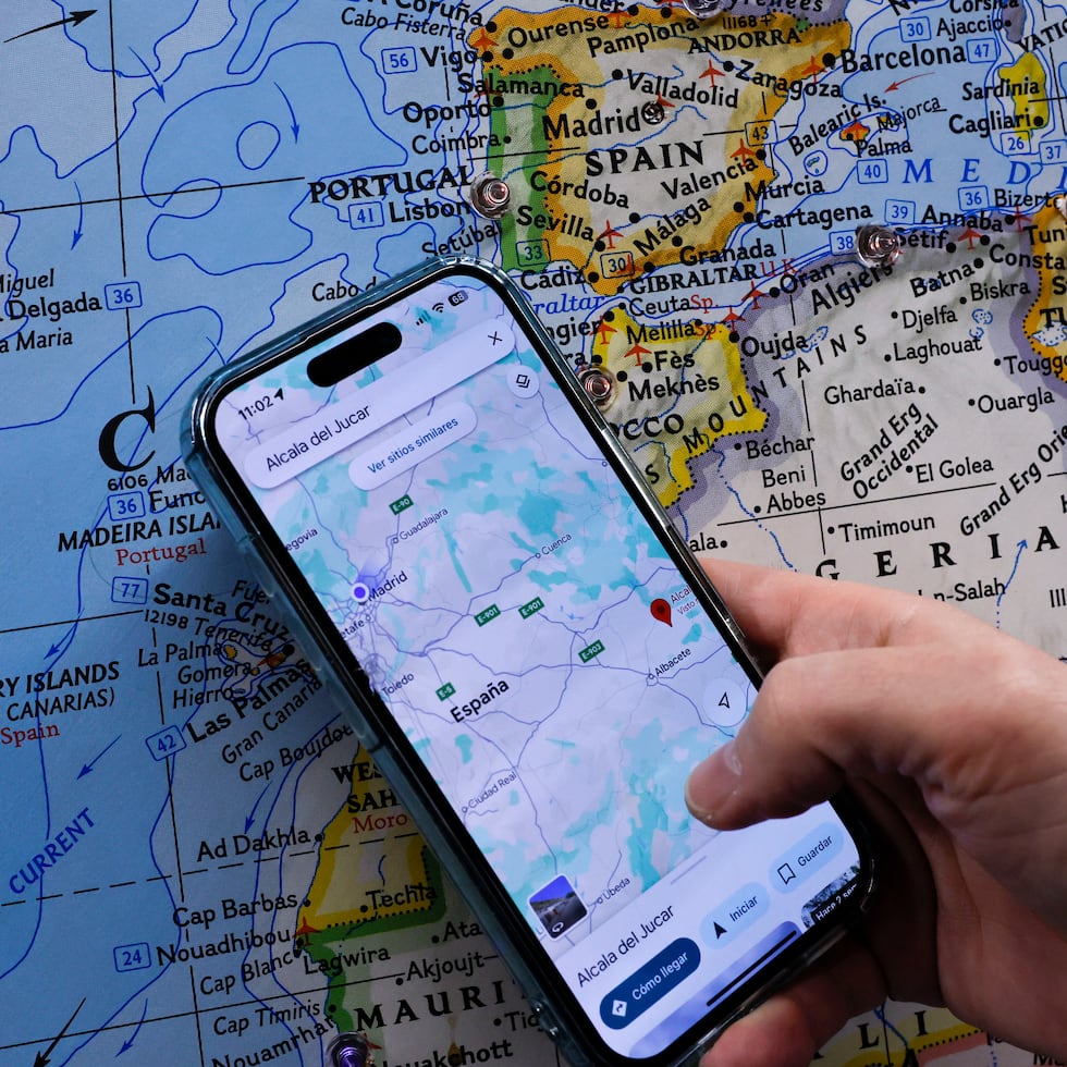 El mapa de tu dispositivo móvil utiliza la tecnología del Sistema de Posicionamiento Global (GPS, por sus siglas en inglés).