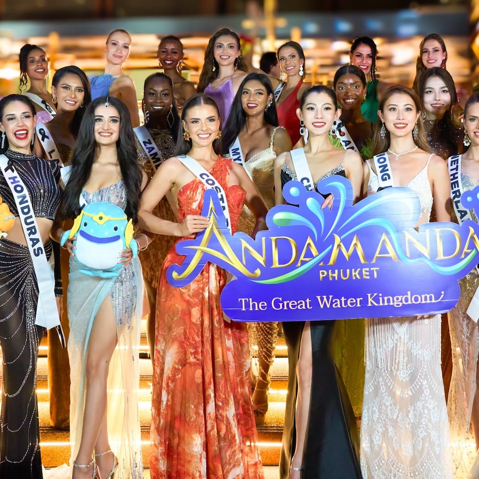 Las delegadas del certamen Miss Universe 2025 descubrieron el vibrante arte de Simon Cabaret y Carnival Magic, dos de las formas de entretenimiento más emblemáticas de Phuket, Tailandia.