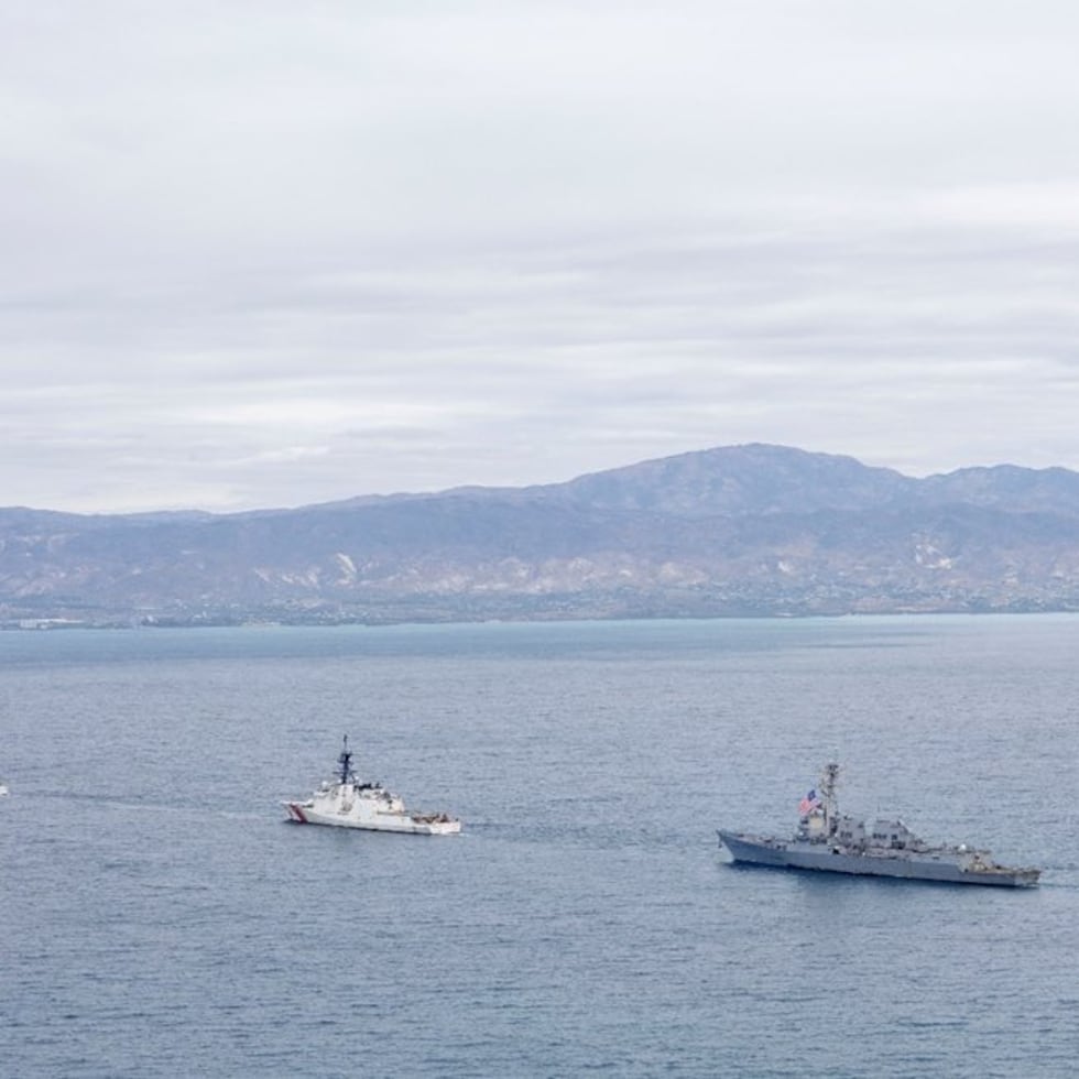 La Marina de los Estados Unidos en Haití.