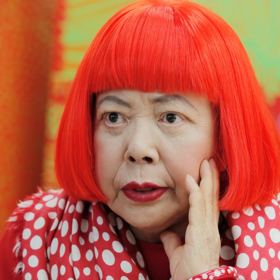 La artista japonesa Yayoi Kusama.