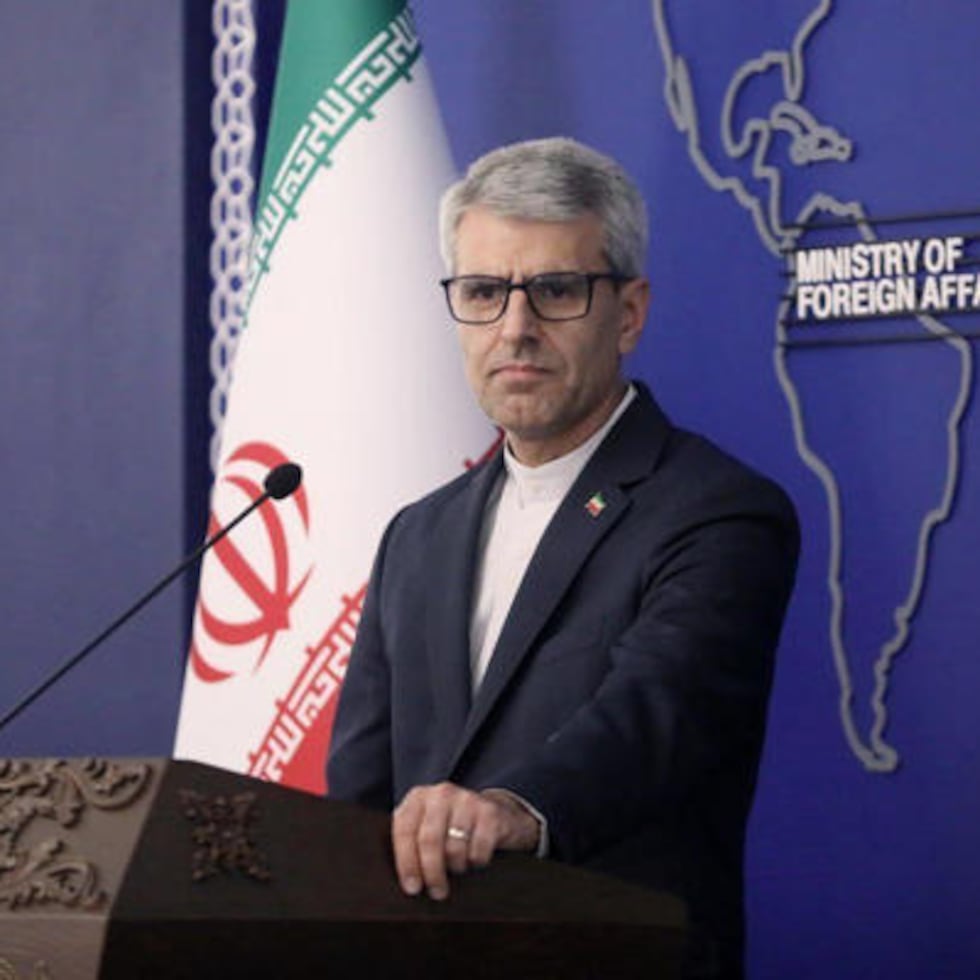 El portavoz del Ministerio de Exteriores iraní, Ismail Bagaei.