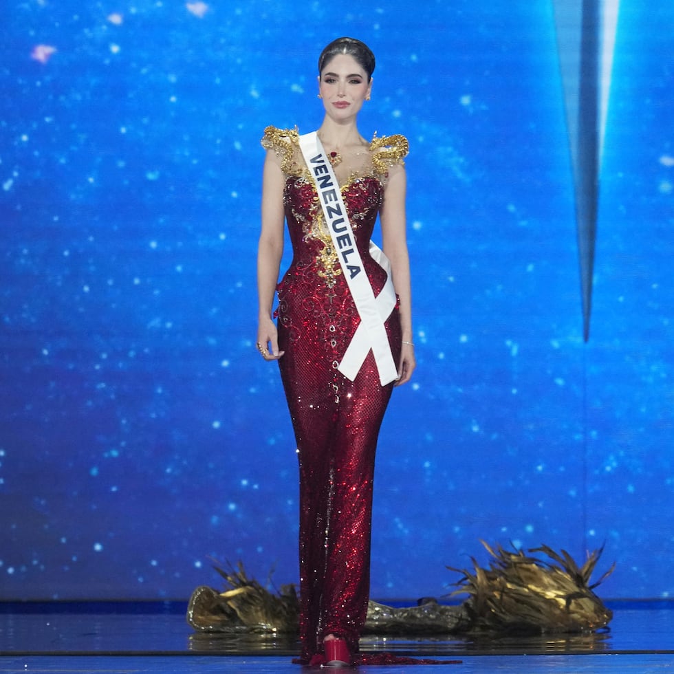Miss Venezuela, Stephany Abasali, resultó segunda finalista en el certamen de belleza.