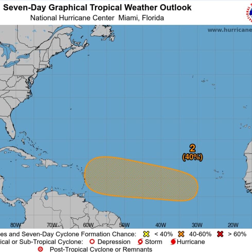 Tropical wave in the Atlantic.