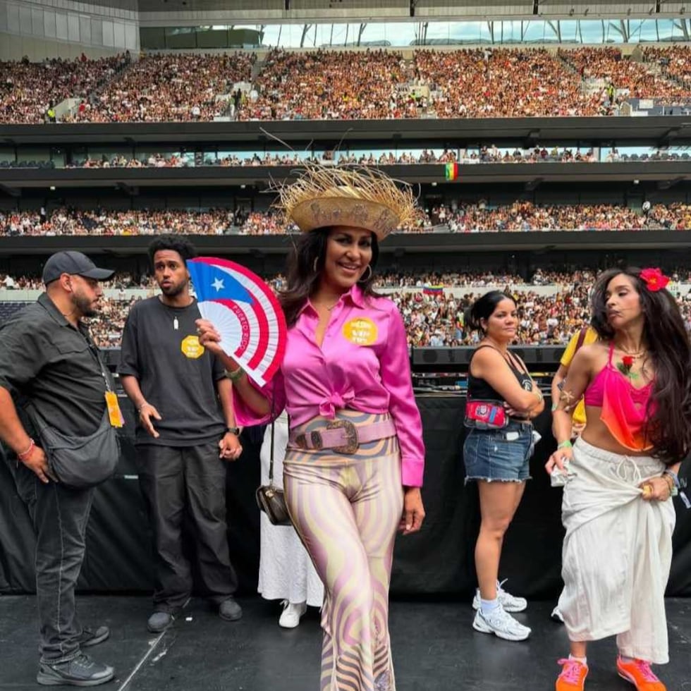 Lady Wilnelia Merced en el concierto de Bad Bunny.