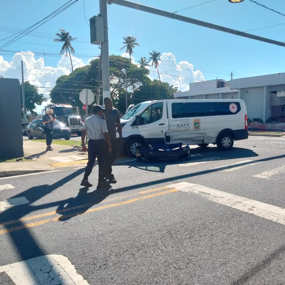 El accidente ocurrió en Puerta de Tierra.