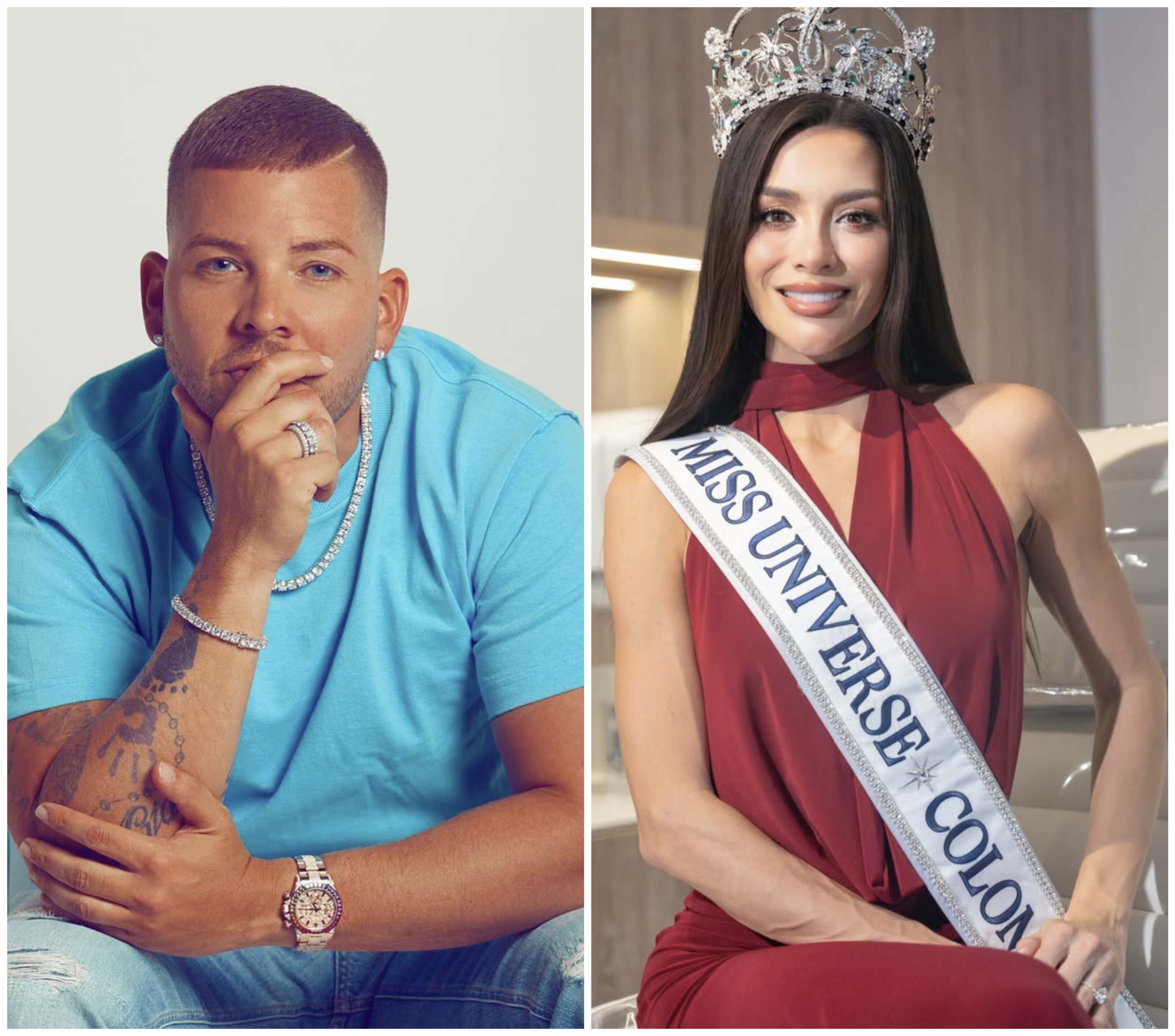 Imagen de la cobertura de: Vicente Saavedra se compromete con Miss Universe Colombia, María Alejandra López