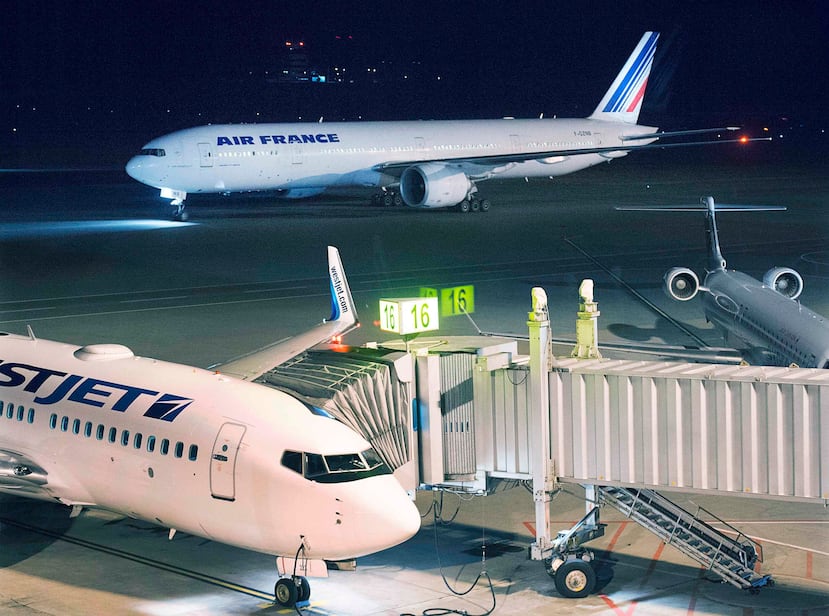 Un portavoz de Air France dijo que el vuelo AF065 entre Los Ángeles y París, que aterrizó en Salt Lake City para verificaciones de seguridad, volvió a despegar de esa ciudad estadounidense. (AP)
