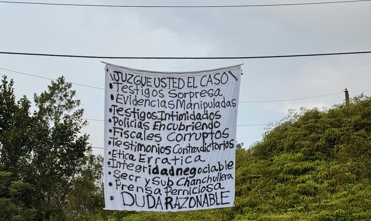 Día decisivo en el juicio: aparece en Aibonito nueva sábana con mensaje alusivo al caso Gabriela Nicole Pratts