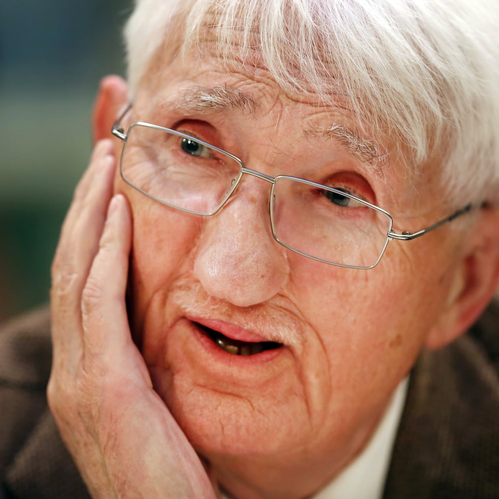 El filósofo alemán Jürgen Habermas.