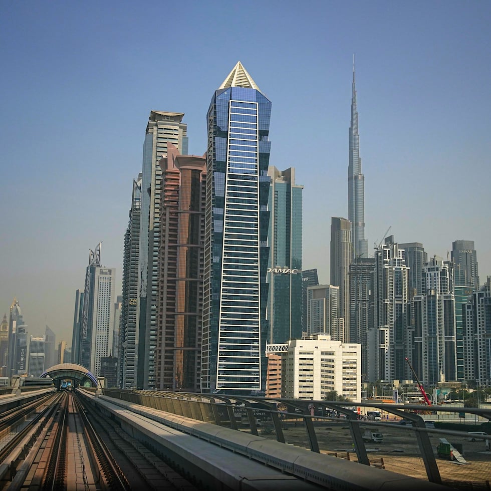 Una vista de los edificios en Dubai. (AP Photo/ Fatima Shbair)