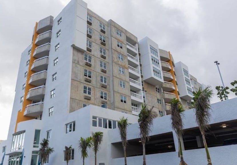 Vista del complejo residencial De Diego Village en Río Piedras inaugurado recientemente.